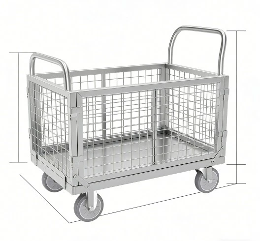 Heavy Duty Cage Trolley factory